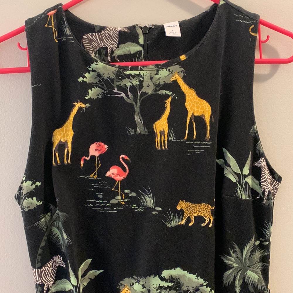 Animal print dress